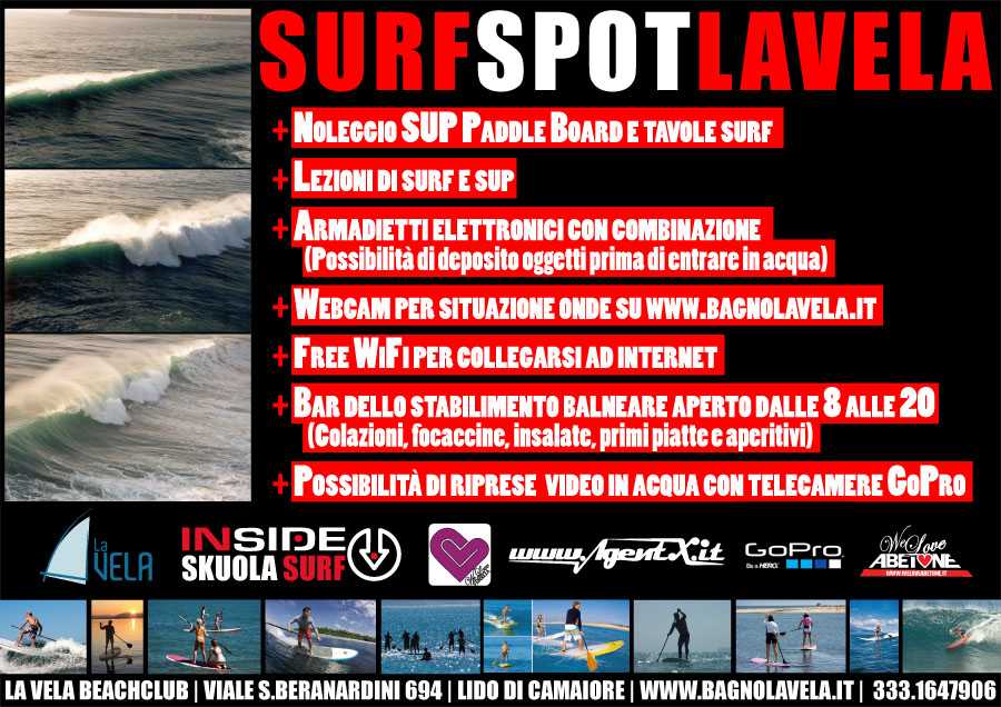 Scuola surf versilia 2012