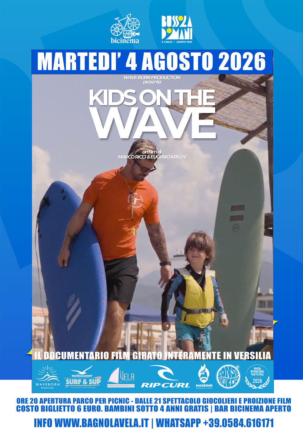 kids on wave la vela camaiore water academy