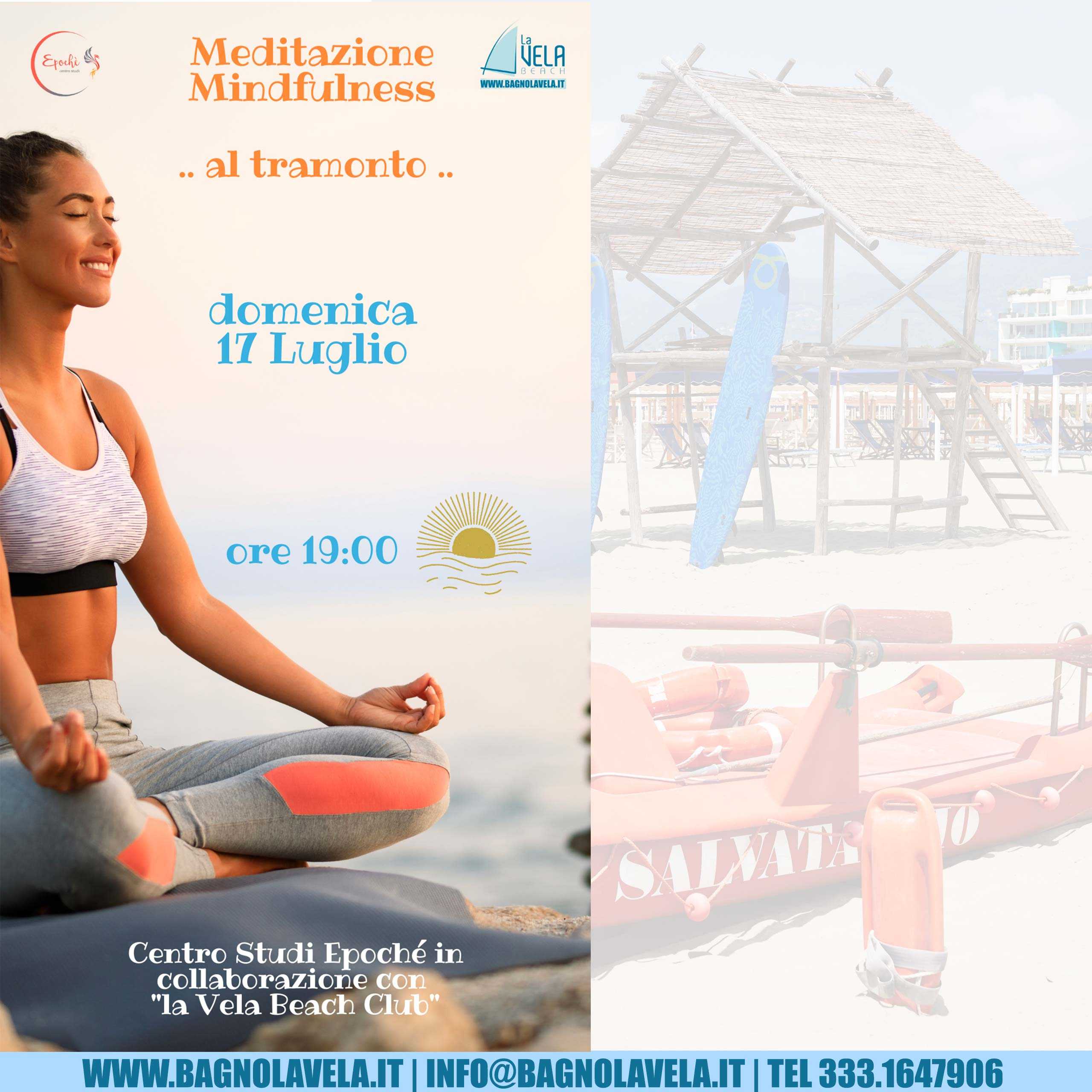 meditazione mindless versilia tramonto