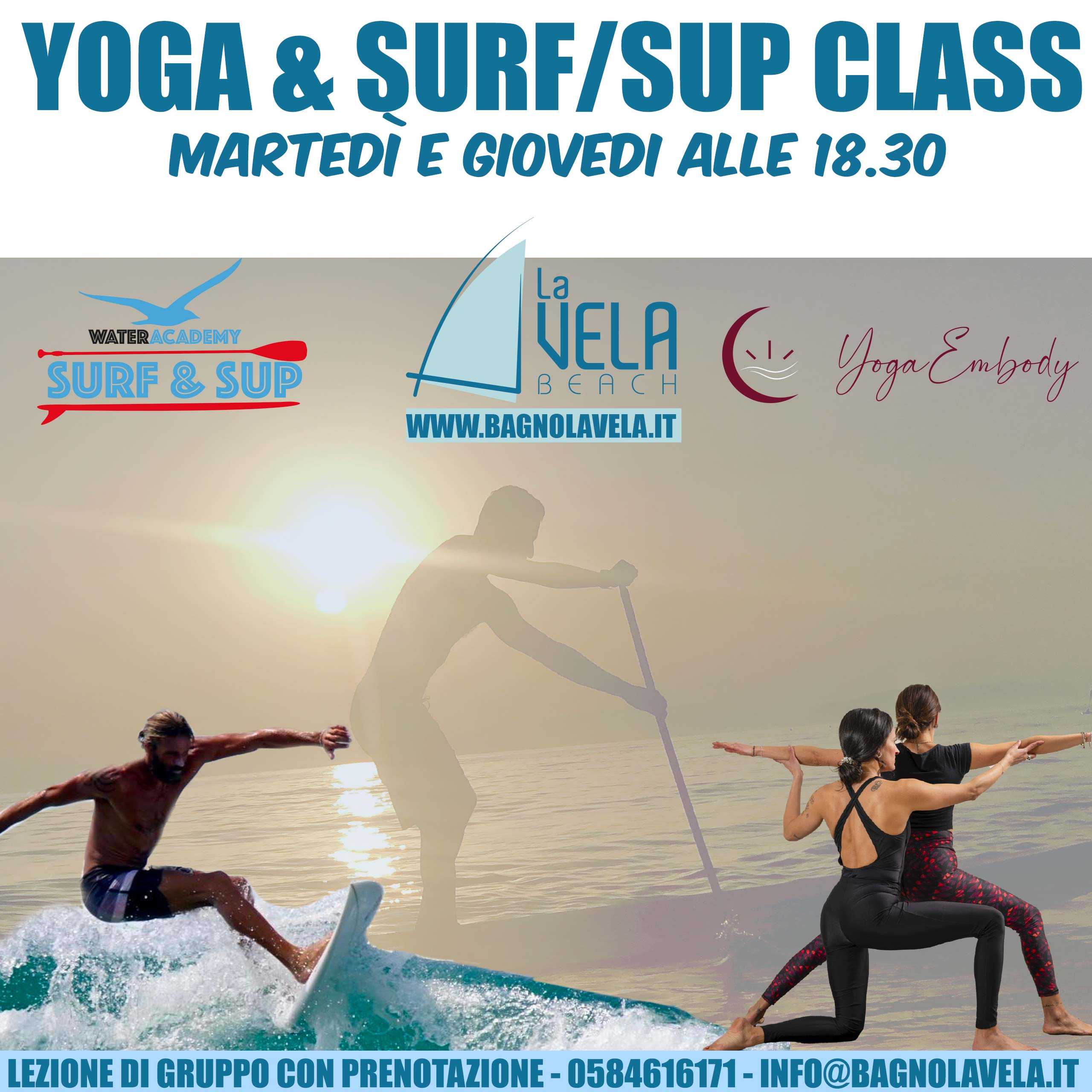yoga surf sup versilia