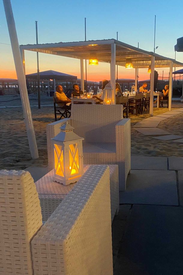 cena spiaggia versilia camaiore