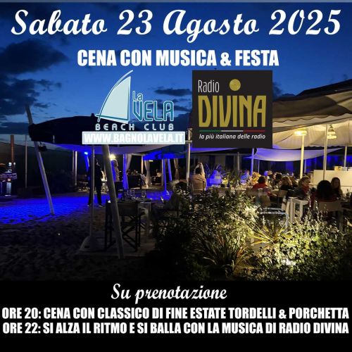feste estate 2025 al bagno la vela