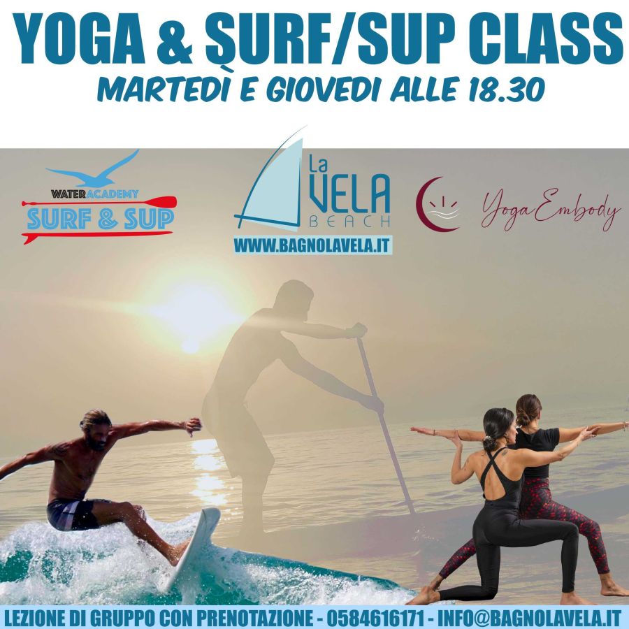 yoga surf sup versilia