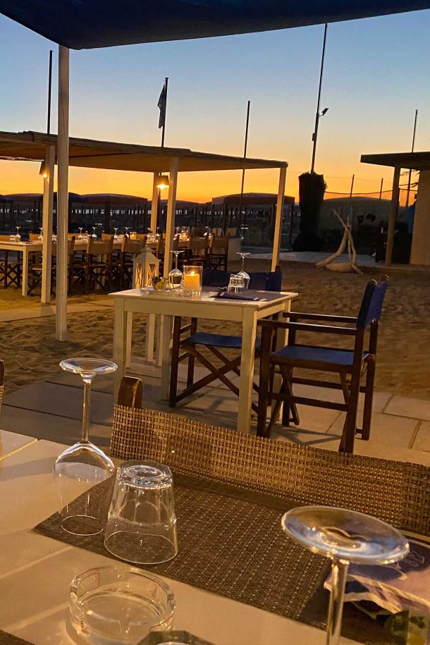 cena spiaggia versilia camaiore