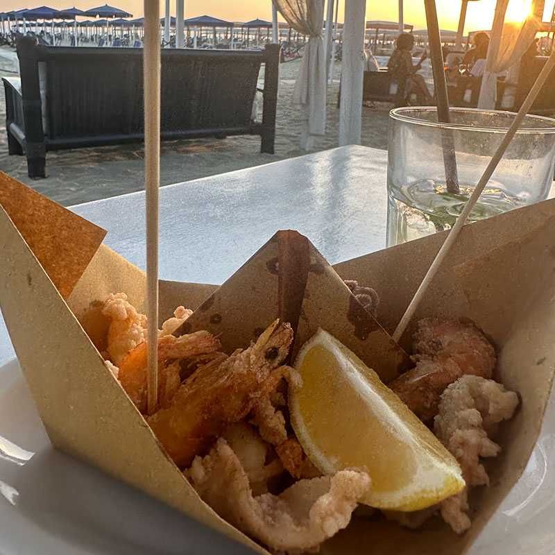 cena spiaggia camaiore versilia